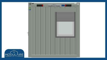Bouwkeet/kantoorunit met 2 kamers te koop!, Zakelijke goederen, Machines en Bouw | Keten en Containers