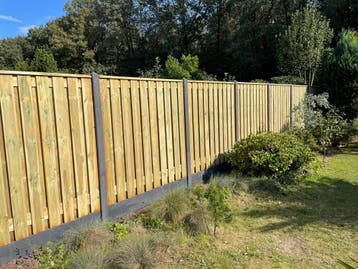 Houtbeton schutting | Grenen 21 planken | €110 per meter!, Tuin en Terras, Schuttingen, Nieuw, Hout, 1 tot 2 meter