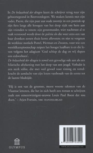 De helaasheid der dingen 9789046703502 Dimitri Verhulst, Verzenden, Gelezen, Dimitri Verhulst