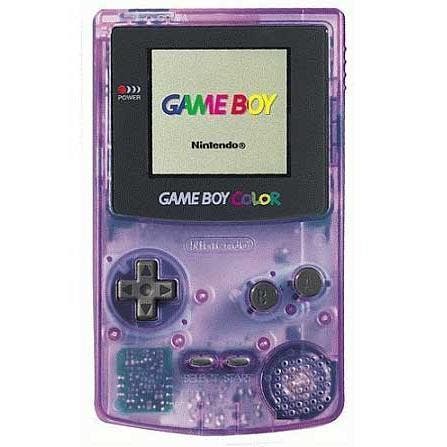 Nintendo Game Boy Color Console - Transparant Paars, Spelcomputers en Games, Spelcomputers | Nintendo Game Boy, Zo goed als nieuw