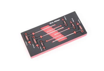 TM 6 Delige T-Greep Torxset  foam carbon look inlay, Verzenden, Nieuw