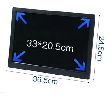 15.4 Inch Digitale Fotolijst HD USB SD Video Muziek Foto, Verzenden, Nieuw