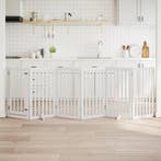 vidaXL Hondenhek inklapbaar met deur 6 panelen 300 cm, Verzenden, Nieuw