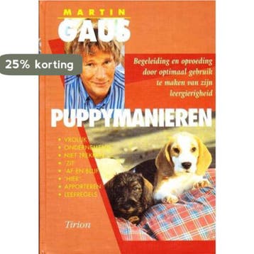 Puppymanieren / Tirion natuur - Martin Gaus 9789052103822, Verzenden, Gelezen, Martin Gaus