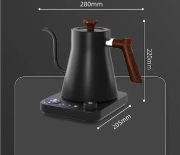 Gooseneck Waterkoker 900ml met Temperatuurregeling Koffie, Verzenden, Nieuw