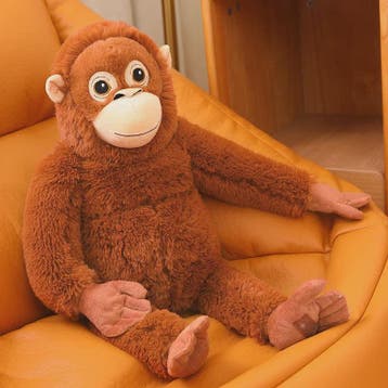 Grote Zachte Pluche Knuffel Gorilla / Aap - 62cm - Leuke Kin
