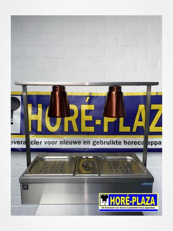 Horeca uitserveer unit RVS | LED | Top voor evenementen!, Gebruikt, RVS Meubilair