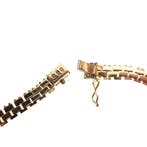 Gouden Cleopatra collier (Ketting), Sieraden, Tassen en Uiterlijk, Kettingen, Ophalen of Verzenden, Gebruikt, Overige kleuren