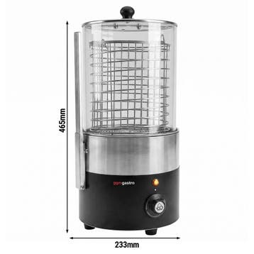 GGM Gastro | Hotdogstomer / Worstenwarmer - 355 watt - 3 |, Verzenden, Nieuw