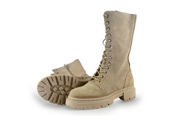 Bullboxer Laarzen in maat 36 Beige, Hoge laarzen, Verzenden, Beige, Zo goed als nieuw