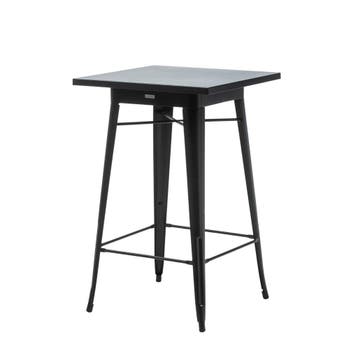 Stapelbare Statafel | Zwart Frame | 70x70×110 cm, Verzenden, Nieuw in verpakking
