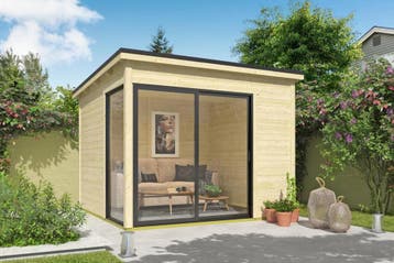 Outdoor Life Tuinhuis Julia 295 x 295 cm 28 mm Vurenhout, Tuin en Terras, Tuinhuizen, Nieuw