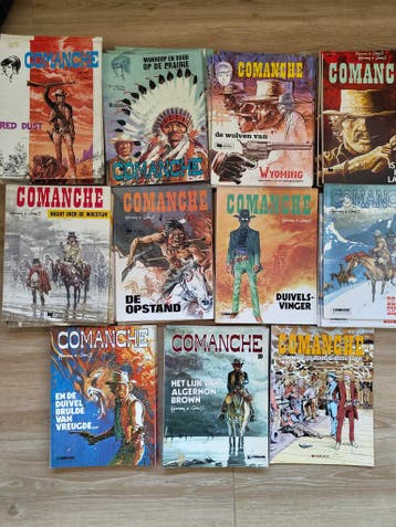 Comanche stripboeken - Hermann, Greg - Comanche strips -, Boeken, Complete serie of reeks, Verzenden, Gelezen, Hermann, Greg