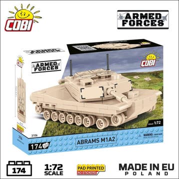 COBI 3106 Abrams M1A2 (Leger bouwsets, Modelbouwsets), Verzenden, Nieuw