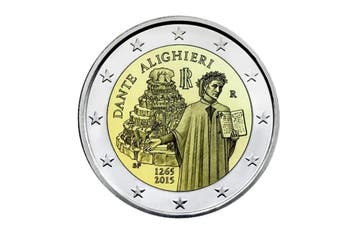 2 euro 750 jaar Dante Alighieri 2015 - Italië, Postzegels en Munten, Verzenden