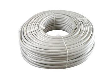 VMVL Kabel - Wit 3 x 1,5 mm2 - Rol van 50 meter, Doe-het-zelf en Verbouw, Ophalen of Verzenden, Nieuw, Groepenkast