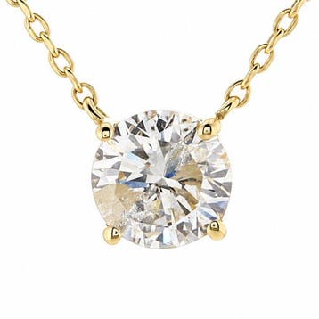 Zonder minimumprijs - Ketting met hanger - 14 karaat Geel