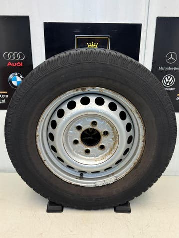 1 stuk 235/65R16C inch stalen velg met All-Seasonsband 6x130, Gebruikt, 16 inch, Banden en Velgen, 235 mm