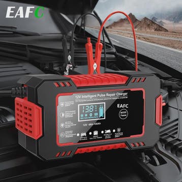 Intelligente 12V 6A Puls Batterijlader met LED Display voor, Verzenden, Nieuw