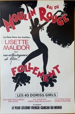 René Gruau - LOTTO 11 MANIFESTI MOULIN ROUGE-RENÉ GRUAU