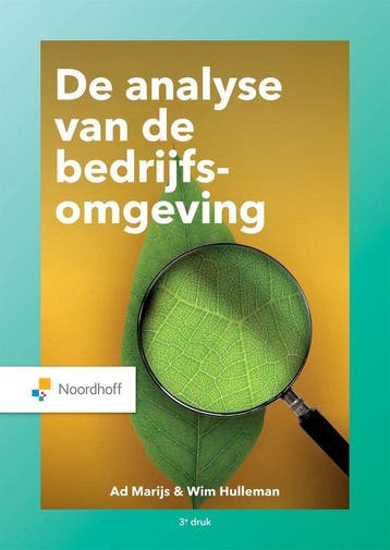 9789001291402 Analyse van de bedrijfsomgeving, Verzenden, Nieuw, Ad Marijs