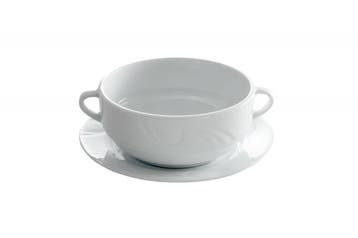 Hendi Schotel Voor Soepkom Porselein | 18cm (12 stuks), Verzenden