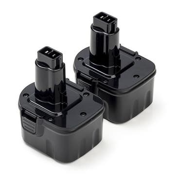 Aanbieding: 2x DeWalt 12V XRP / DE9074, 123accu huismerk, Verzenden, Nieuw