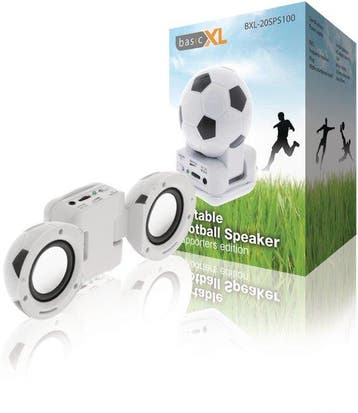 basicXL Draagbare Speaker 3.5 mm 2 W Wit, Audio, Tv en Foto, Verzenden, Nieuw