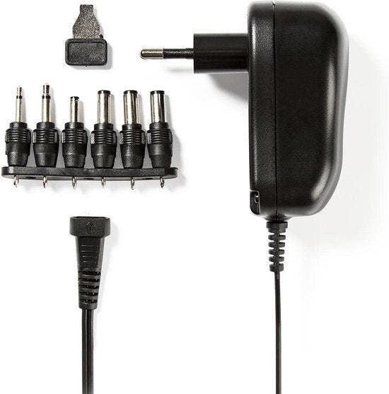 Nedis Universele AC-Stroomadapter - 12 W - 3 / 4.5 / 5 / 6 /, Huis en Inrichting, Woonaccessoires | Overige, Zo goed als nieuw