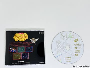 PC Engine - PCE Works - Sylphia, Spelcomputers en Games, Verzenden, Gebruikt