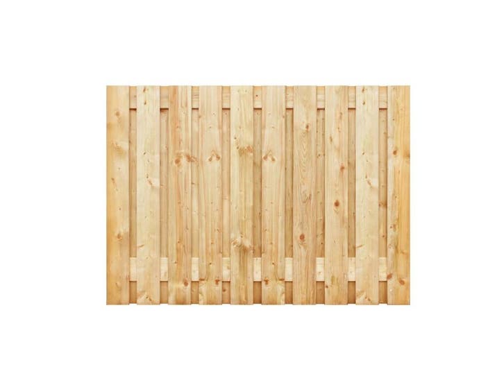 Grenen Schutting Geschaafd 21-planks Groen Geïmpregneerd 130, Tuin en Terras, Schuttingen