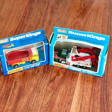 Matchbox 1:64 - Modelauto (2) - Leyland Tipper K-37 and, Nieuw