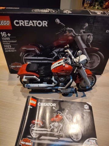 Lego Set - 10269 - Creator Expert - Harley-Davidson Fat Boy, Nieuw