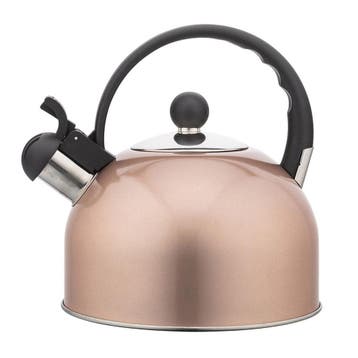 RVS Fluitketel 2,5L – Rosé Goud – Inductie & Gas, Ophalen of Verzenden, Nieuw