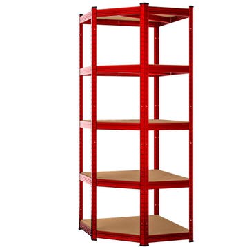 Stellingen voor zwaar gebruik Rood 180x70x40cm gegalvanis..., Huis en Inrichting, Kasten | Boekenkasten, Verzenden, Nieuw