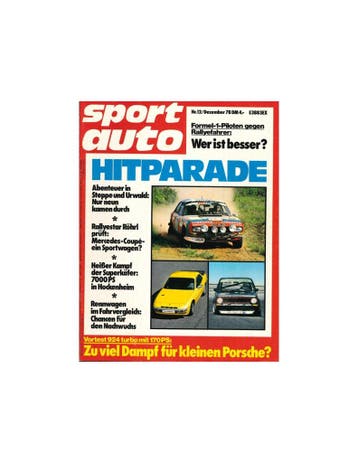 1978 SPORT AUTO MAGAZINE 12 DUITS, Nieuw, Author