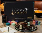 Double Lucky 7 - Kaartspel en bordspel in 1 voor volwassenen, Vijf spelers of meer, Nieuw, Blue Circle Games
