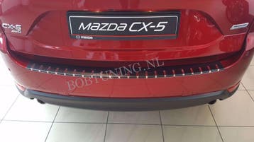 Carbon rvs bumperbescherming Mazda Cx-5 2017-, Ophalen of Verzenden, Nieuw