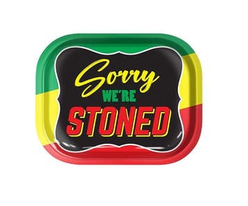 Rolling Tray - Stoned Rasta     Medium, Ophalen of Verzenden, Nieuw