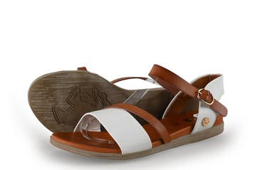 Mustang Sandalen in maat 38 Bruin, Kleding | Dames, Bruin, Verzenden, Sandalen of Muiltjes, Zo goed als nieuw