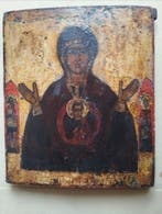 Icoon - Moeder Gods van het Teken - Hout