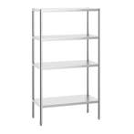 GGM Gastro | Rvs rek PREMIUM - 1000x500mm - met 4 schappen |, Verzenden