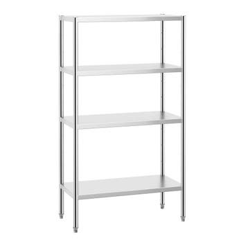 GGM Gastro | Rvs rek PREMIUM - 1000x500mm - met 4 schappen |, Verzenden