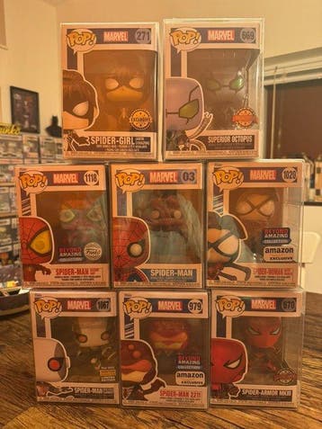 Funko - Funko Pop Spiderman lot - 2010-2020 - V.S.