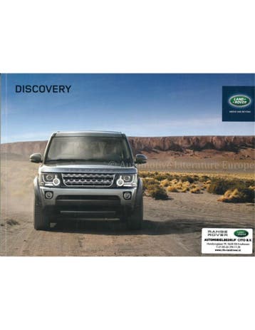 2013 LAND ROVER DISCOVERY BROCHURE NEDERLANDS, Boeken, Nieuw, Author