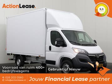 Opel Movano Bakwagen L5 H1 2023 Diesel Handgeschakeld, Zwart, Movano, Wit, Nieuw