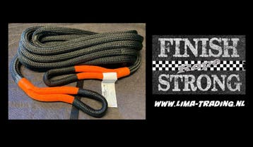 Kinetische touw,kinetische kabel,recovery rope.19mmx9m 11Ton, Ophalen of Verzenden, Nieuw