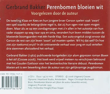 Perenbomen bloeien wit / Cossee CD originals 9789059361478, Verzenden, Gelezen, Gerbrand Bakker