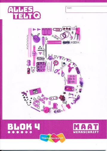 Alles Telt Q Werkschrift Maat blok 4 groep 5 (per stuk), Verzenden, Nieuw
