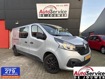 Zakelijke lease - Renault Trafic bestel 1.6 dCi T29 L2H1 DC, Gebruikt, Euro 6, Handgeschakeld, Lease